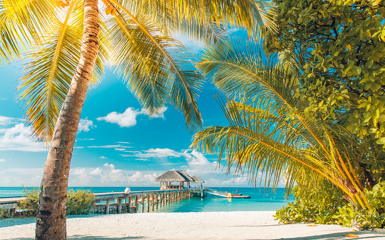 Một góc đảo ở Maldives (Ảnh: CGTN) Tổn thất hơn sóng thần vì Covid-19, “Thiên đường nghỉ dưỡng” Maldives chào đón du khách trở lại -0