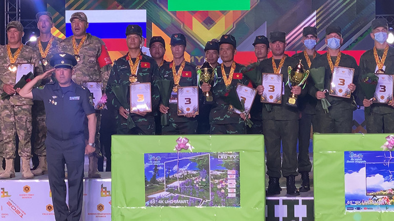 Các đội tuyển Việt Nam liên tiếp gặt huy chương tại Army Games 2021 -0