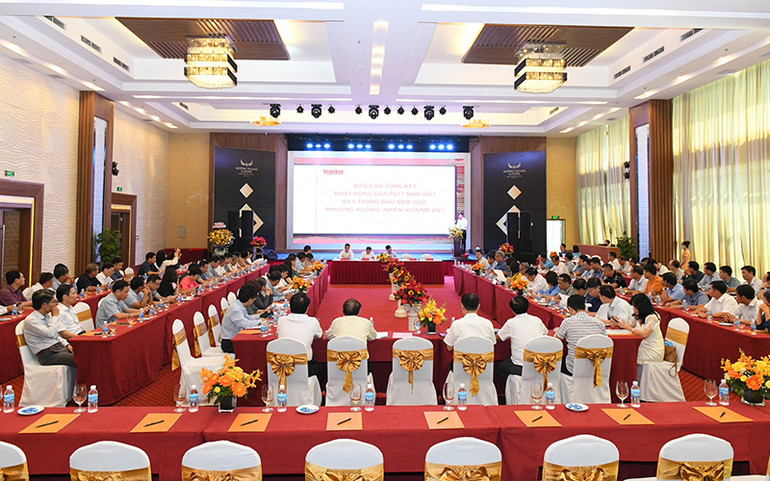 Toàn cảnh hội nghị phóng viên thường trú toàn quốc năm 2022. Khai mạc Hội nghị phóng viên thường trú toàn quốc Báo Nhân Dân năm 2022 -0