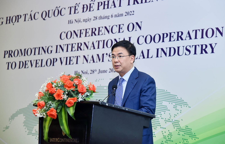 Thứ trưởng Ngoại giao Phạm Quang Hiệu phát biểu tại hội nghị. Phát huy các nguồn lực quốc tế để phát triển ngành halal Việt Nam -0