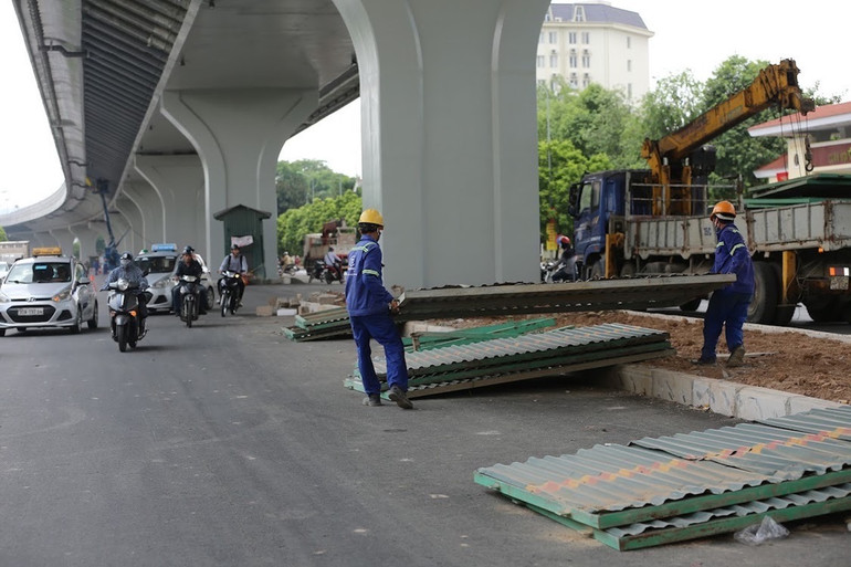 Toàn cảnh đoạn đường vành đai 2 trên cao “giải cứu điểm đen giao thông” Hà Nội -0
