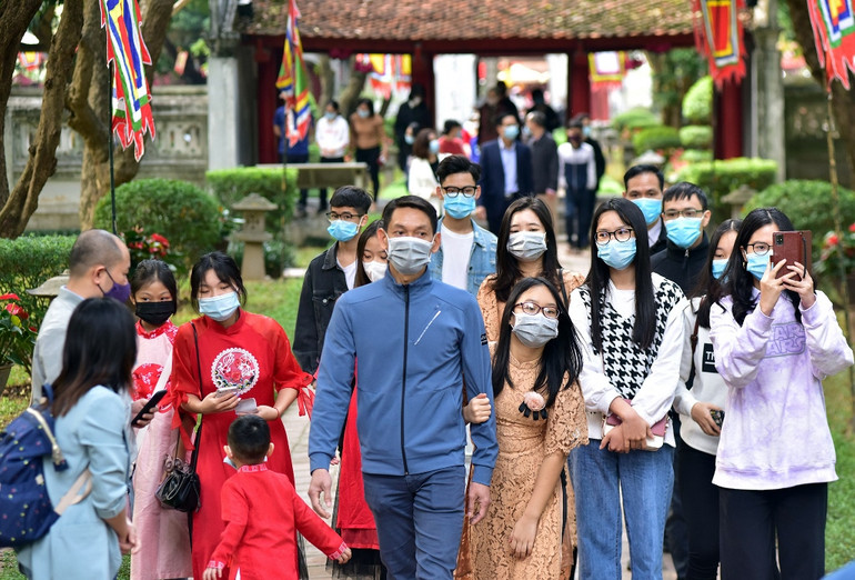 Hội Xuân Văn Miếu thực hiện nghiêm quy định phòng dịch -0