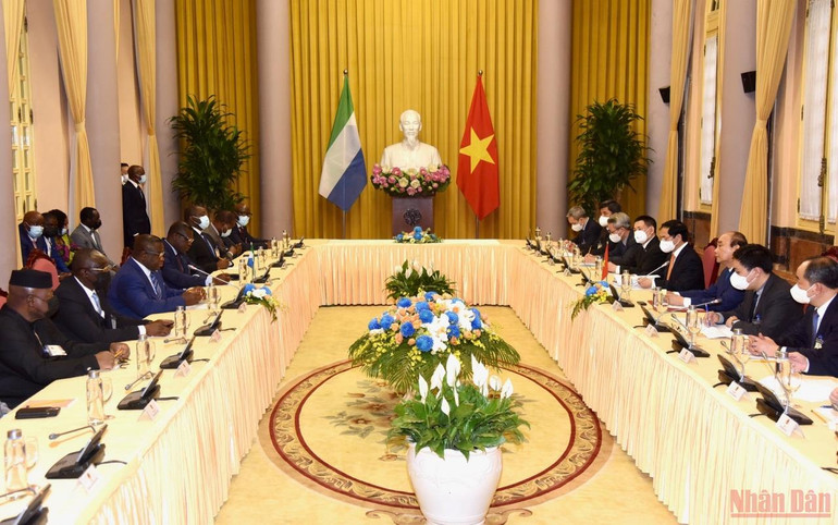 Tăng cường hơn nữa quan hệ hợp tác hữu nghị giữa Việt Nam-Sierra Leone -0