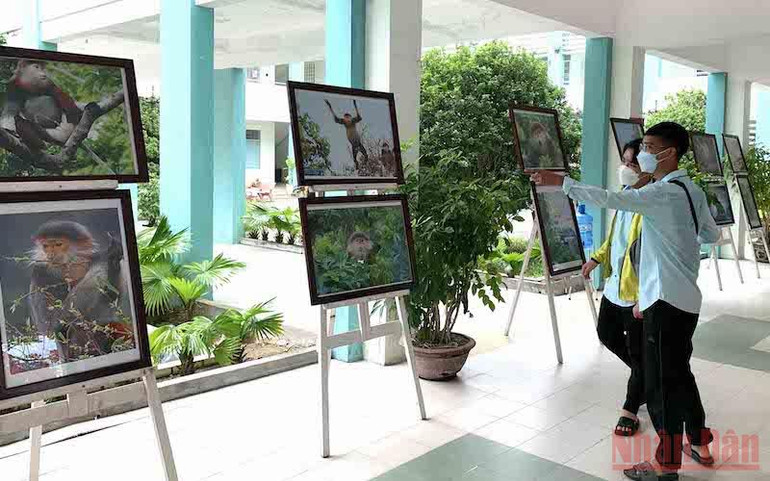 Triển lãm ảnh về bảo vệ môi trường. Hơn 2.000 sinh viên tham gia Ngày hội Bảo vệ môi trường -0