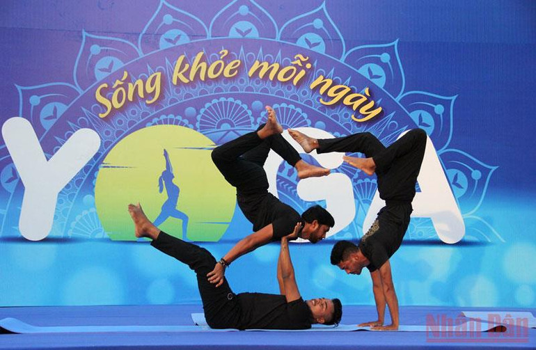 Các câu lạc bộ mang tới lễ hội những tiết mục đặc sắc, độc đáo nhất. Khai mạc “Lễ hội Yoga quốc tế - Đà Nẵng 2022” -0