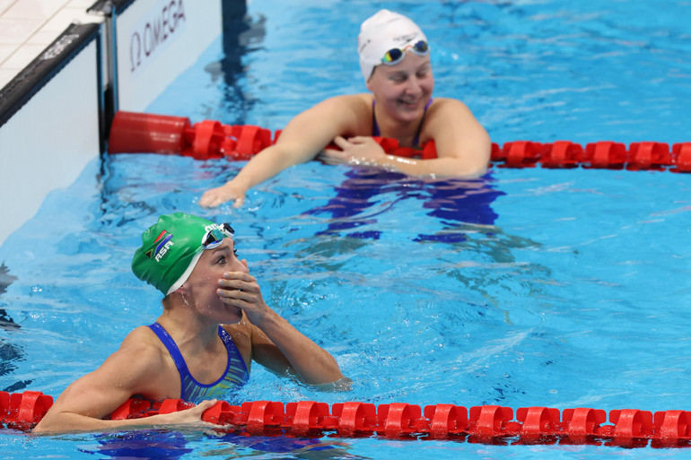 Kình ngư Nam Phi phá kỷ lục thế giới 200m bơi ếch nữ -0