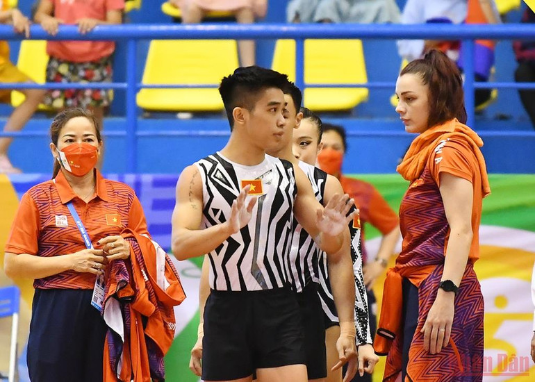 Những khảnh khắc "Vàng" của Đội tuyển aerobic Việt Nam ảnh 9 Đội tuyển aerobic Việt Nam hướng tới kỳ SEA Games thành công -0