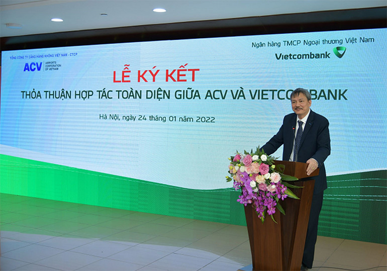 Vietcombank và Tổng công ty Cảng hàng không Việt Nam ký kết Thỏa thuận hợp tác toàn diện -0