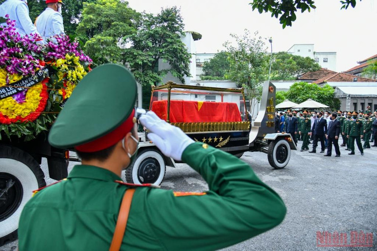 Cử hành trọng thể Lễ tang Đại tướng Phùng Quang Thanh -0