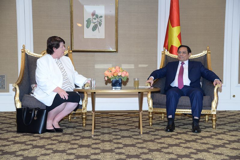 Thủ tướng gặp gỡ một số doanh nghiệp Việt kiều, tập đoàn và trường đại học của Hoa Kỳ ảnh 1 Thủ tướng gặp gỡ một số doanh nghiệp Việt kiều, tập đoàn và trường đại học của Hoa Kỳ -0