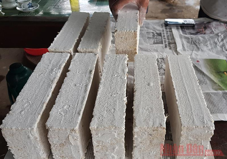 Bánh hộc làng Mai Xá Chánh, xã Gio Mai, đón Tết. Xuân ấm trên vùng bão lũ -0