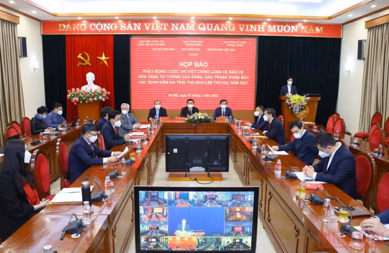 Phát động cuộc thi viết chính luận về bảo vệ nền tảng tư tưởng của Đảng -0