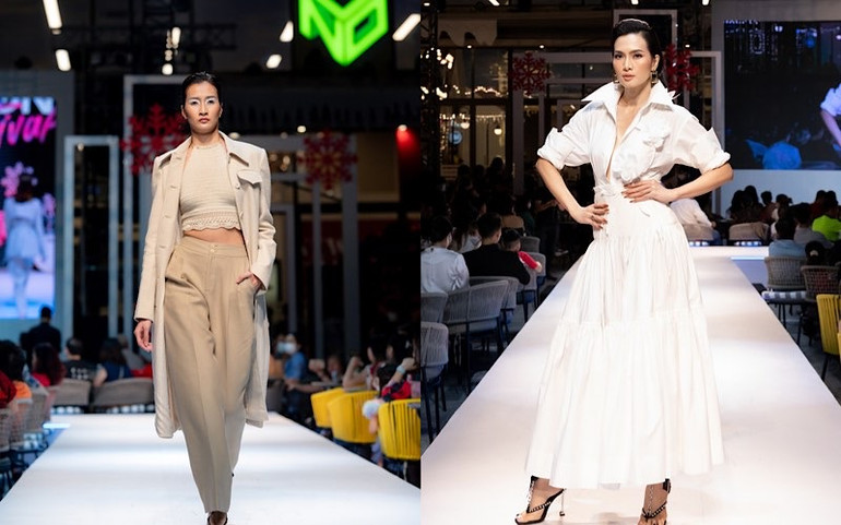 VIFF 2021: Ba bộ sưu tập đẹp mắt lấy cảm hứng từ tình yêu thiên nhiên ảnh 6 VIFF 2021: Ba bộ sưu tập đẹp mắt lấy cảm hứng từ tình yêu thiên nhiên -0