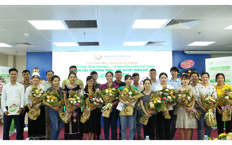 Mang niềm vui đến cho những gia đình hiếm muộn có hoàn cảnh khó khăn -0