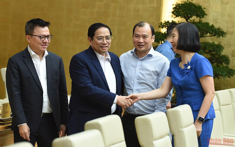 Thủ tướng Phạm Minh Chính chúc mừng các cơ quan báo chí -0