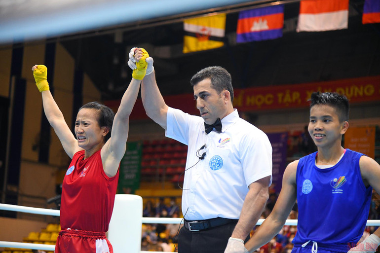 Kick boxing giành thêm năm huy chương vàng giúp Việt Nam dẫn đầu bảng tổng sắp SEA Games 31 -0