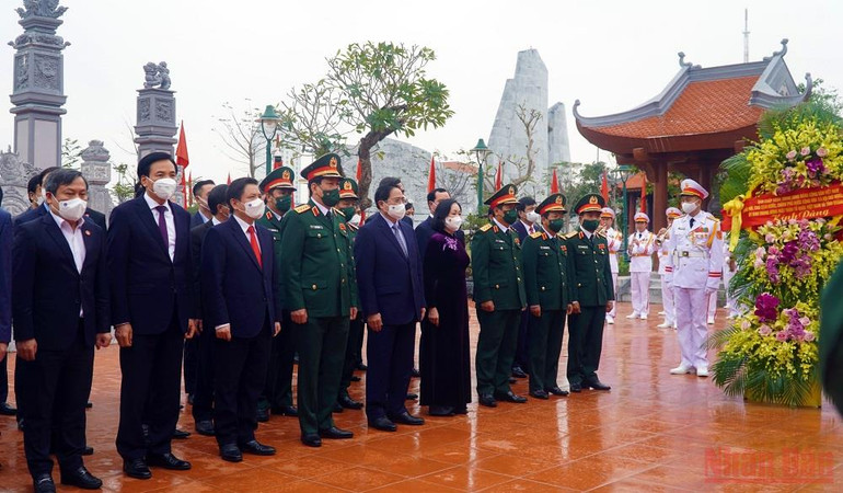 Thủ tướng Phạm Minh Chính dự lễ kỷ niệm 110 năm ngày sinh Đại tướng Võ Nguyên Giáp -0