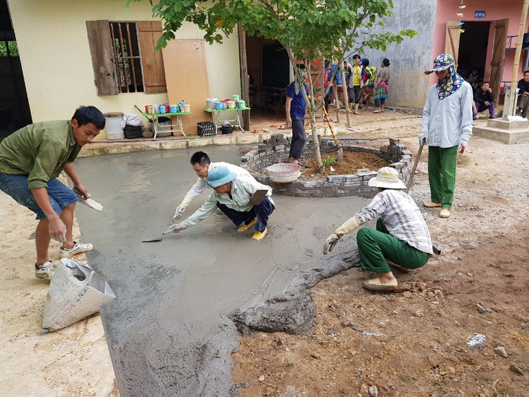 Điểm trường bản Sam Lang có thêm hai phòng học mới -1