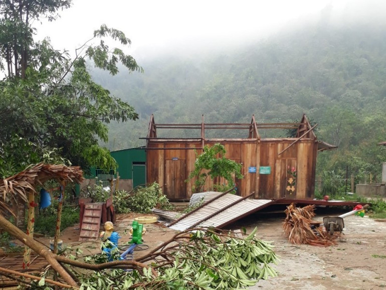 Điểm trường bản Sam Lang có thêm hai phòng học mới -0