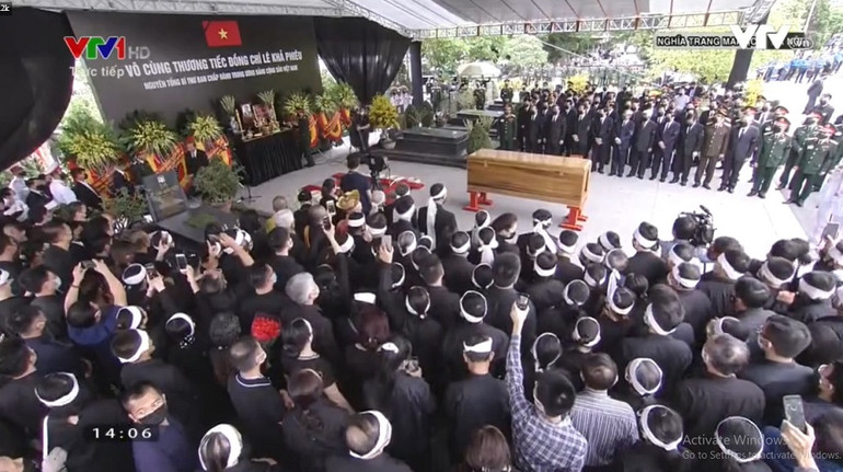 [Cập nhật]: Lễ truy điệu và an táng nguyên Tổng Bí thư Lê Khả Phiêu -0