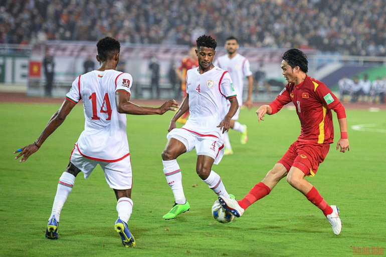 Đội tuyển Việt Nam thua tối thiểu Oman ở trận lượt về -0