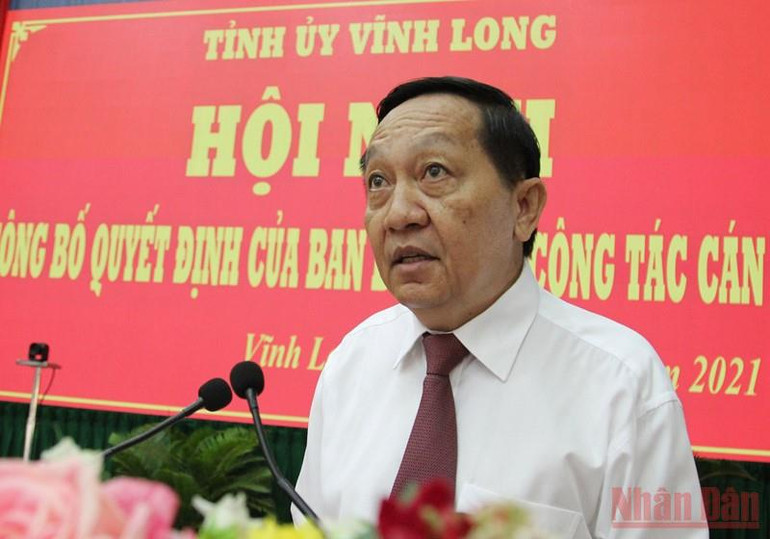 Chuẩn y Phó Bí thư Tỉnh ủy Vĩnh Long Nguyễn Thành Thế -0