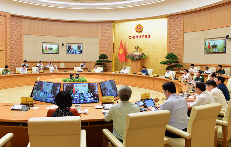 Thường trực Chính phủ họp ứng phó dịch Covid-19 -0