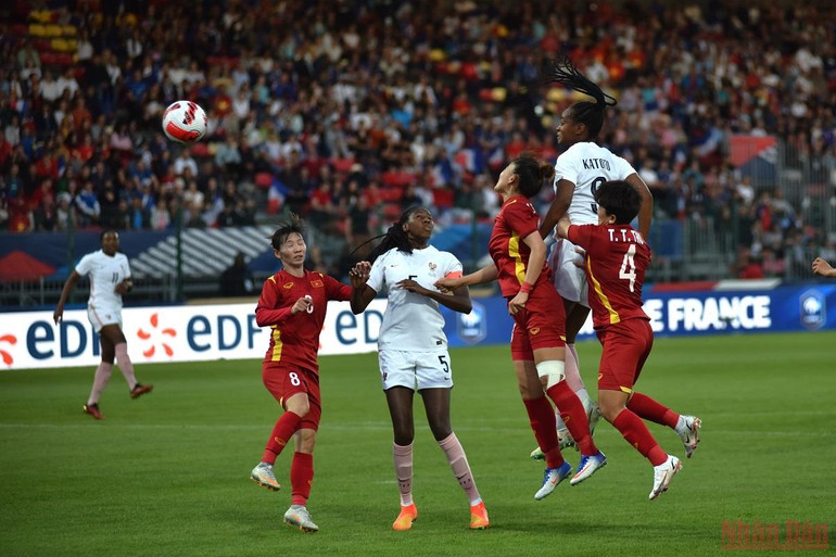 Đội tuyển nữ Việt Nam thua tiếc nuối trước đội tuyển lớn thứ 3 thế giới -0