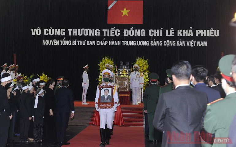 [Cập nhật]: Lễ truy điệu và an táng nguyên Tổng Bí thư Lê Khả Phiêu -0