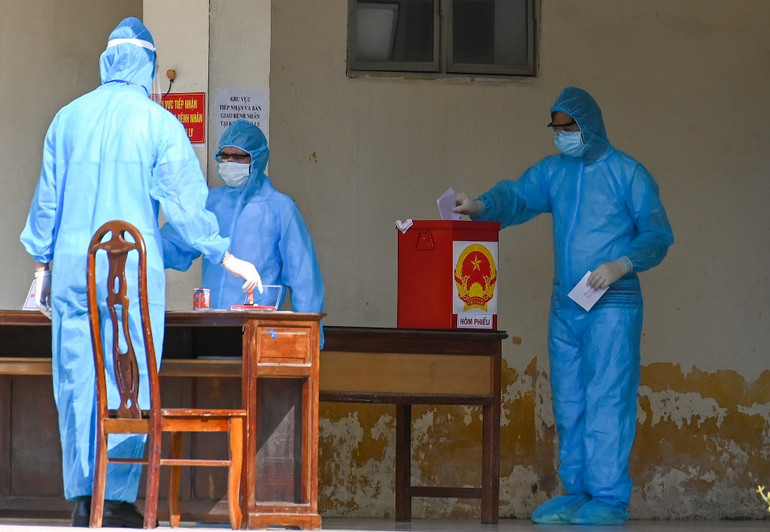 Hơn 3.200 cử tri tiến hành bầu cử sớm tại Bắc Ninh -0