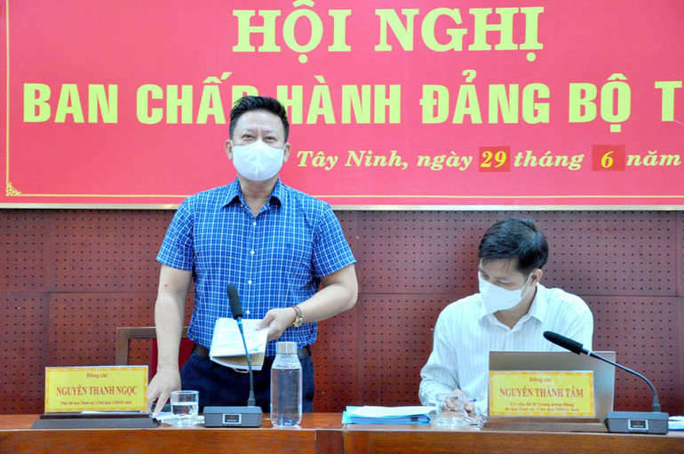 Đồng chí Nguyễn Thanh Ngọc, Phó Bí thư Tỉnh ủy, Chủ tịch Ủy ban nhân dân tỉnh Tây Ninh, nhiệm kỳ 2021-2026. Các địa phương bầu các chức danh lãnh đạo chủ chốt -0