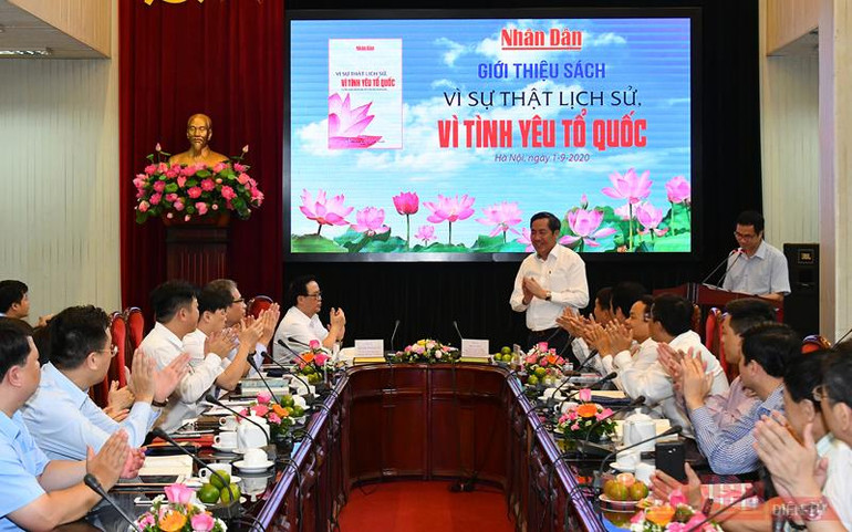 Báo Nhân Dân giới thiệu cuốn sách “Vì sự thật lịch sử, vì tình yêu Tổ quốc” -0