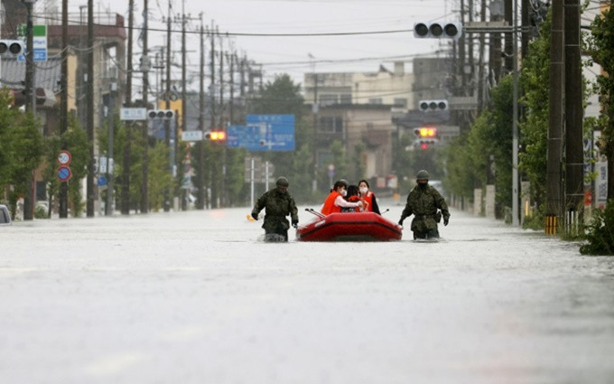 Mưa dữ dội tại miền trung Nhật Bản, 220 nghìn người phải sơ tán -0