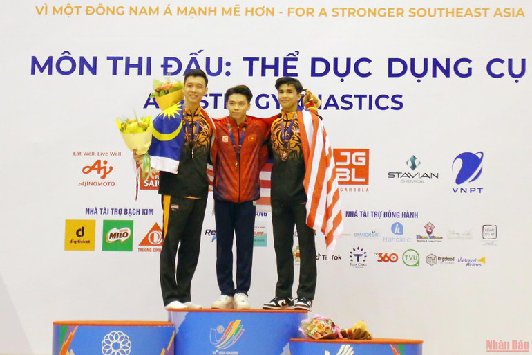 Tài năng trẻ Đặng Ngọc Xuân Thiện giành Huy chương Vàng nội dung ngựa vòng. Thể dục dụng cụ xuất sắc vượt chỉ tiêu đề ra -0