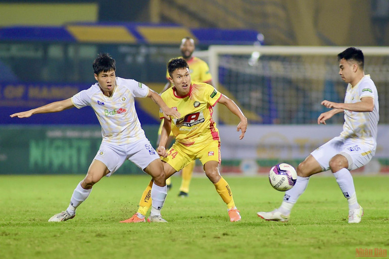 Hà Nội giành 3 điểm đầu tiên tại V-League 2022 -0