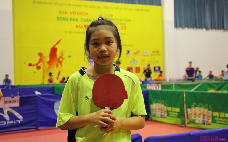 Hơn 50 tay vợt nhí “đổ bộ” Giải vô địch bóng bàn toàn quốc Báo Nhân Dân -0