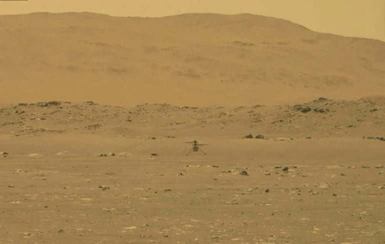 NASA tạo nên lịch sử với chuyến trực thăng đầu tiên cất cánh trên sao Hỏa -0
