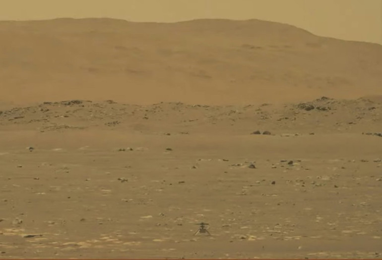 NASA tạo nên lịch sử với chuyến trực thăng đầu tiên cất cánh trên sao Hỏa -0