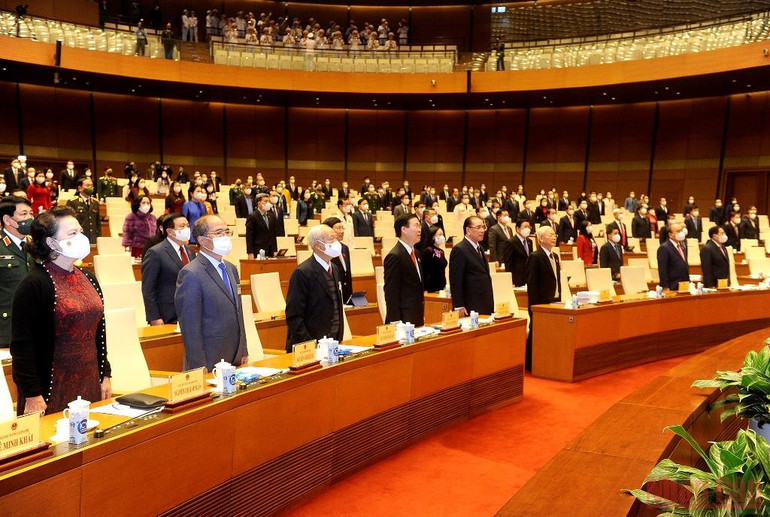 Khai mạc Kỳ họp bất thường thứ nhất, Quốc hội khóa XV -0