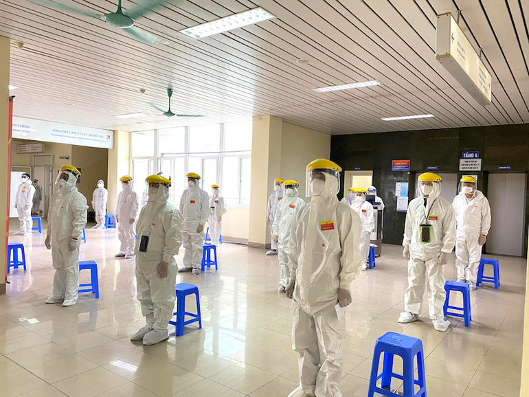 Ấn tượng bầu cử nghiêm túc, an toàn trong bệnh viện đang cách ly y tế -0