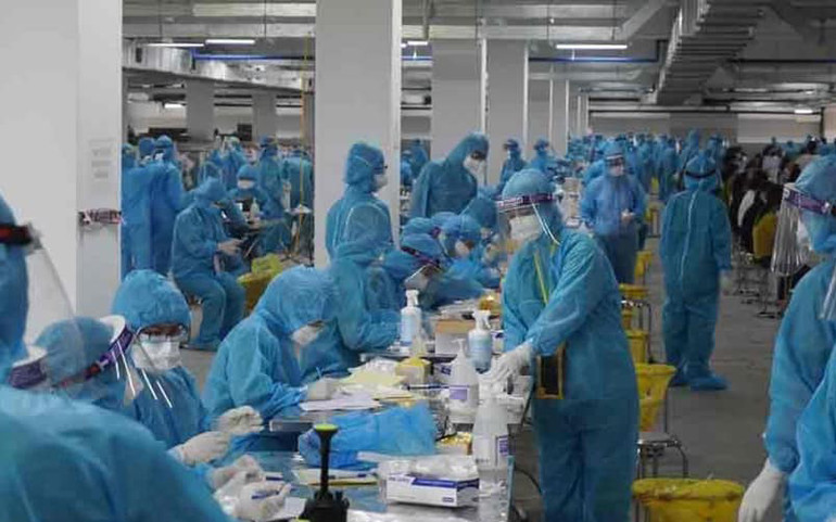 Cuộc chiến xét nghiệm thần tốc tại tâm dịch Bắc Giang ảnh 1 Cuộc chiến xét nghiệm thần tốc tại tâm dịch Bắc Giang -0