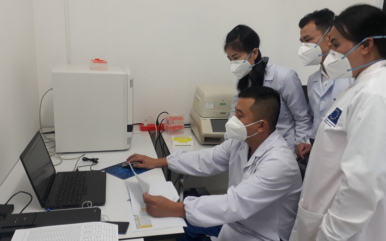 Nghĩa tình Quảng Bình trên tuyến đầu chống dịch Covid-19 tại Khammouane -0