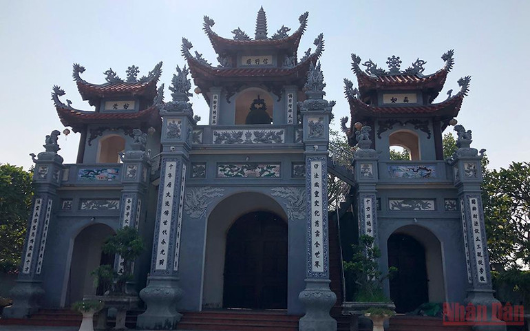 Chùa Pháp Vân (xã Lạc Hồng, huyện Văn Lâm, Hưng Yên), nơi diễn ra lễ hội cầu mưa. Công bố Danh mục 19 di sản văn hóa phi vật thể quốc gia -0
