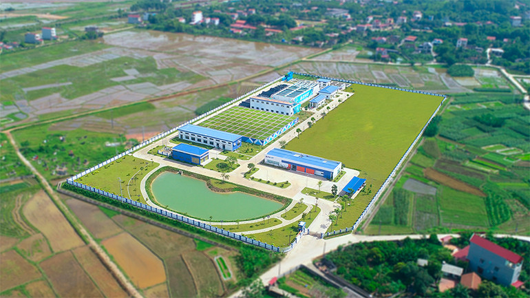 Nhà máy nước sạch tại Bắc Giang - một trong những dự án có quy mô lớn nhất cả nước được DNP Water triển khai trong những năm 2017-2018. Samsung Engineering trở thành cổ đông chiến lược của DNP Water -0