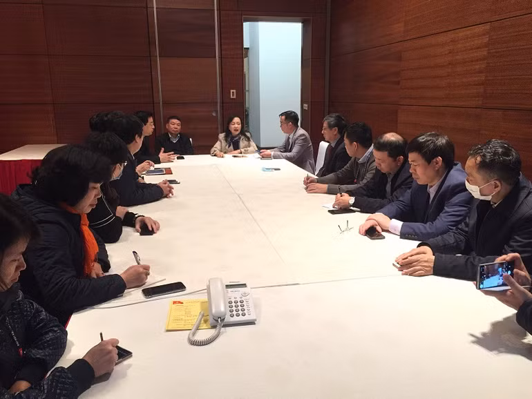 Kiểm tra công tác y tế phục vụ Đại hội XIII của Đảng -0