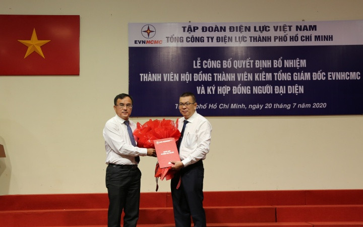 Đồng chí Nguyễn Văn Thanh giữ chức vụ Tổng Giám đốc EVNHCMC -0