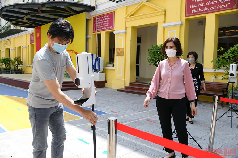 Hà Nội: Sẵn sàng đón học sinh tiểu học và lớp 6 quay trở lại trường -0