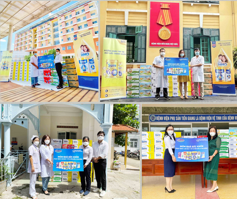 Vinamilk đẩy mạnh tiếp sức tuyến đầu trong giai đoạn cao điểm tại 50 bệnh viện trên cả nước -0