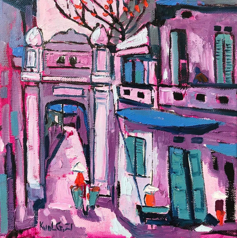 Triển lãm “Xuân hồng”, nét lạc quan tươi mới -0