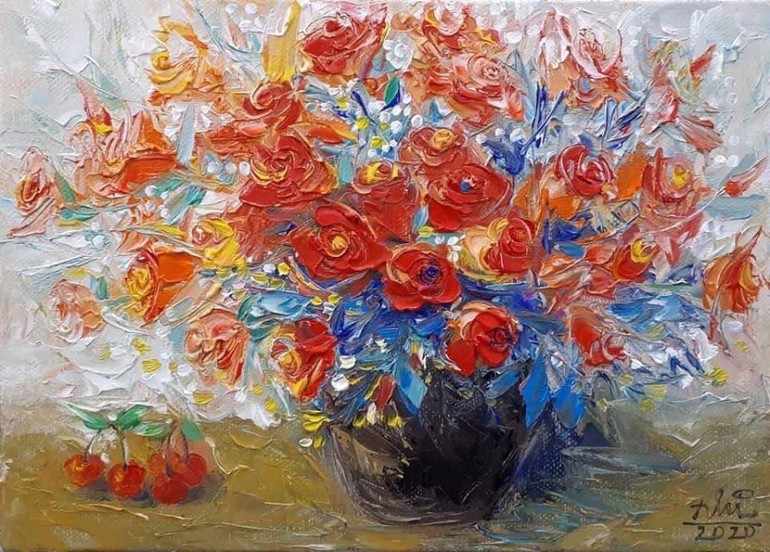 Triển lãm “Xuân hồng”, nét lạc quan tươi mới -0